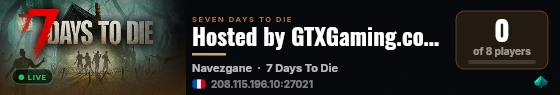 Hosted by GTXGaming.co.uk live status badge