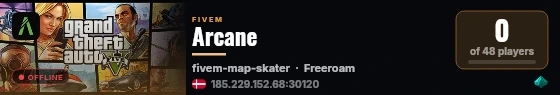 Arcane live status badge