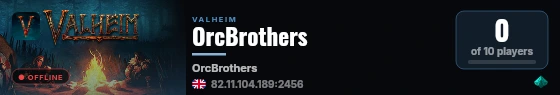 OrcBrothers live status badge