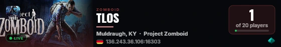 TLOS live status badge