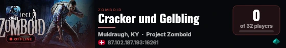 Cracker und Gelbling live status badge