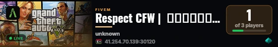 Respect CFW |  ريسبكت بدون تفعيل live status badge
