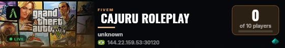  CAJURU ROLEPLAY live status badge