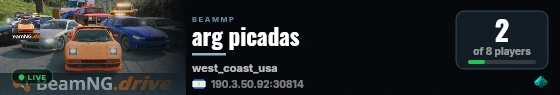 arg picadas live status badge