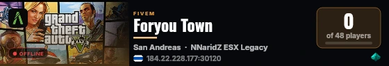 Foryou Town live status badge
