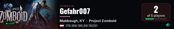 Gefahr007 live status badge