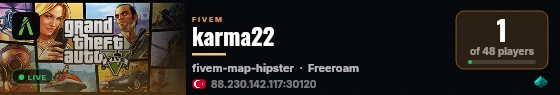 karma22 live status badge
