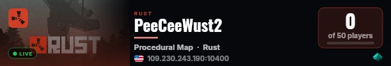 PeeCeeWust2 live status badge