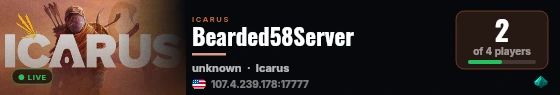 Bearded58Server live status badge