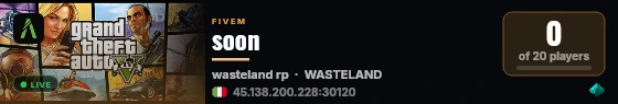soon live status badge