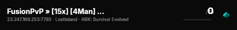 FusionPvP » [15x] [4Man] [LostIsland] - (v358.24) live status badge