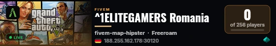^1ELITEGAMERS Romania live status badge