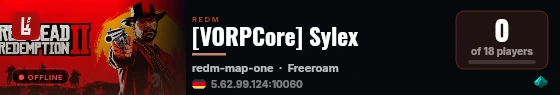 [VORPCore] Sylex live status badge