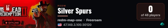 Silver Spurs live status badge