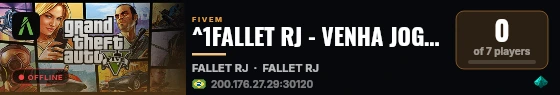 ^1FALLET RJ - VENHA JOGAR CONOSCO EM NOSSA CIDADE TEMÁTICA RIO DE JANEIRO COM SISTEMAS DE BAQUE live status badge
