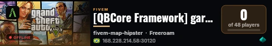 [QBCore Framework] garden live status badge