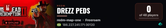 DREZZ PEDS live status badge