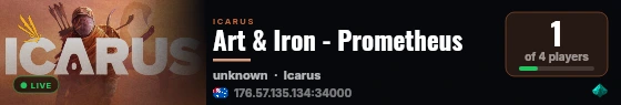 Art & Iron - Prometheus live status badge
