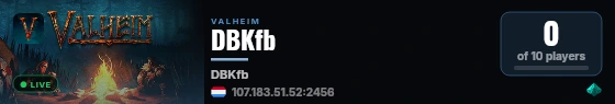 DBKfb live status badge