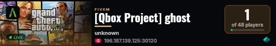 [Qbox Project] ghost live status badge
