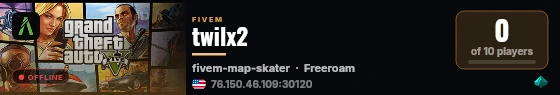 twilx2 live status badge
