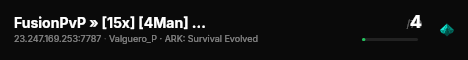 FusionPvP » [15x] [4Man] [Valguero] - (v358.24) live status badge