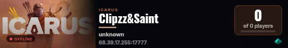 Clipzz&Saint live status badge