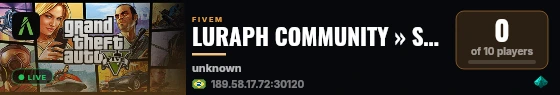 LURAPH COMMUNITY » SEASON 2 « live status badge