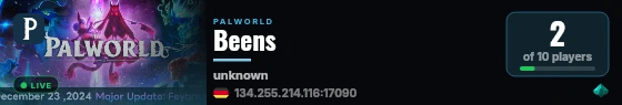 Beens live status badge