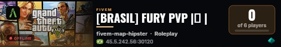 [BRASIL] FURY PVP |🏆 | live status badge