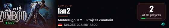 lan2 live status badge