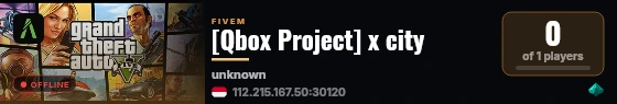 [Qbox Project] x city live status badge