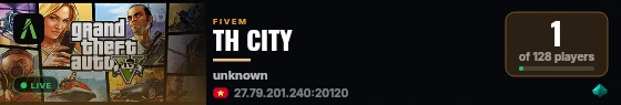 TH CITY live status badge