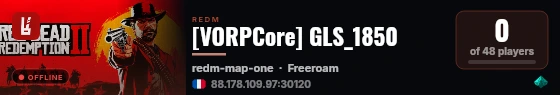 [VORPCore] GLS_1850 live status badge