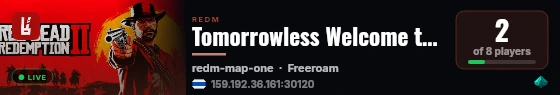 Tomorrowless Welcome to No Man’s Land live status badge