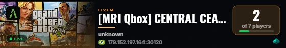 [MRI Qbox] CENTRAL CEARA RP  live status badge