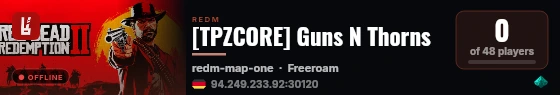 [TPZCORE] Guns N Thorns live status badge