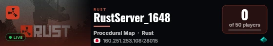 RustServer_1648 live status badge