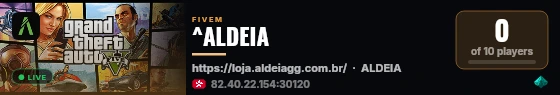 ^ALDEIA live status badge