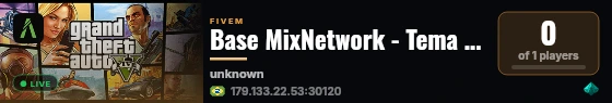 Base MixNetwork - Tema São Paulo live status badge