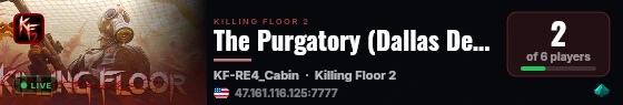 The Purgatory (Dallas Dedicated) live status badge