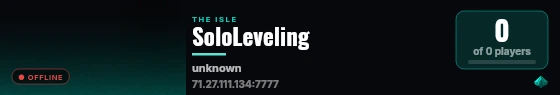 SoloLeveling live status badge