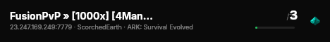 FusionPvP » [1000x] [4Man] [ScorchedEarth] - (v358.24) live status badge
