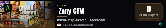 Zany CFW live status badge