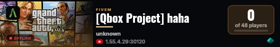 [Qbox Project] haha live status badge