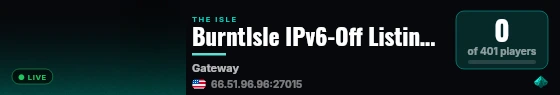 BurntIsle IPv6-Off Listing Test live status badge