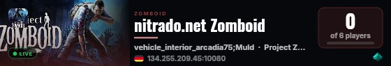 nitrado.net Zomboid live status badge