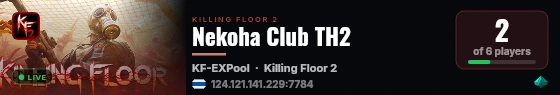Nekoha Club TH2 live status badge