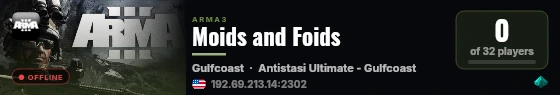 Moids and Foids live status badge