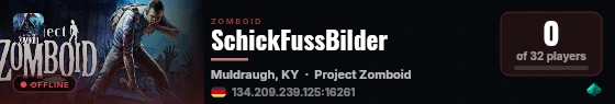 SchickFussBilder live status badge